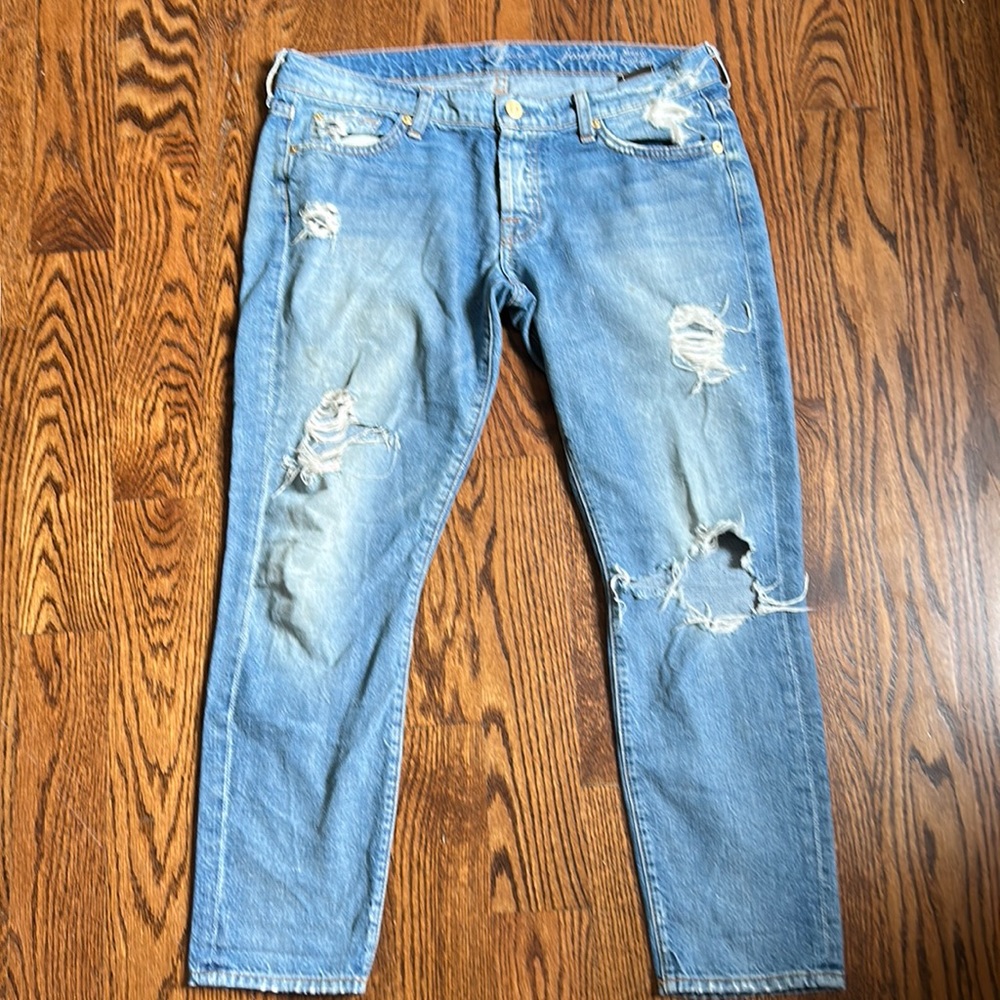 7 for all mankind Josefina skinny boyfriend jeans